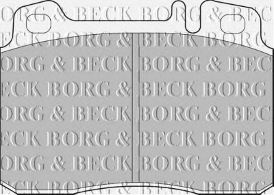 BORG & BECK bbp1492 -  Комплект тормозных колодок, дисковый тормоз